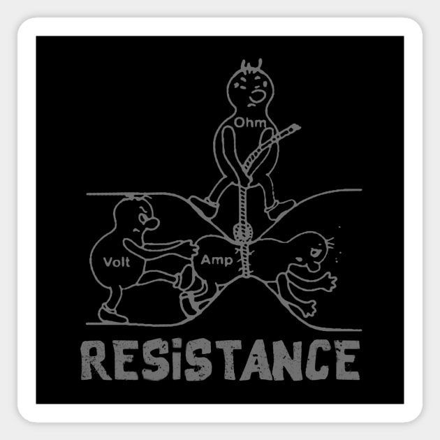 Resistance Sticker by WikiTees